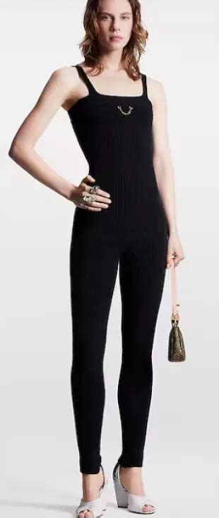 lv bodysuit|Ribbed Knit Long.